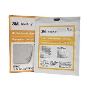 3M Inadine PVP-I Non-Adherent Dressing (BOX OF 25 PCS) 5 x 5cm KCIP01481 - Picture 1 of 3