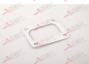 T4 4 Bolt Stainless Steel Turbo Turbocharger Turbine Inlet Gasket - Picture 1 of 3