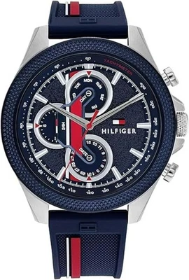 Reloj deportivo Tommy Hilfiger Clark 46MM con correa de firma (1792083) Foto 1 de 4