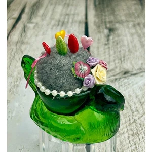 Up Cycled Pin Cushions - Handmade Embellishments - Pin Cushions - Pin Keeps  - Picture 1 of 3