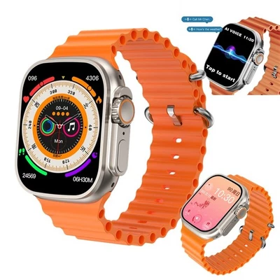 Smart Watch Blood Pressure Heart Rate Monitor Fitness Tracker For iOS Android - Image 1 of 4