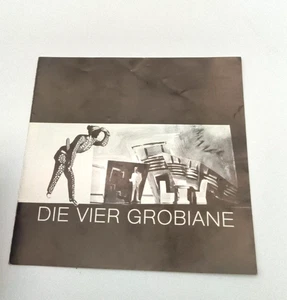 Theaterheft Theater Pforzheim Begleitheft die vier Grobiane 1985 akzept - Bild 1 von 2