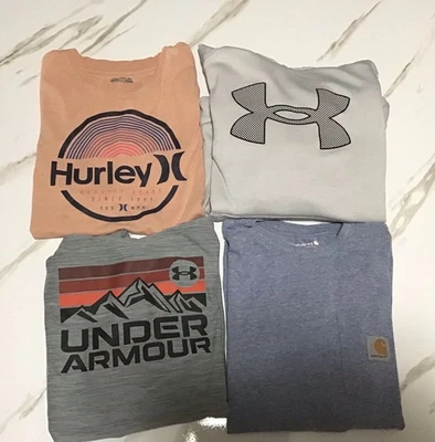 Under Armour, Hurley And Carhartt Lot Boys Medium Size 10-12 - Image 1 of 4