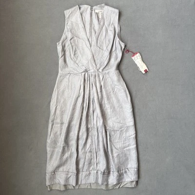 Vestido de pasarela BCBGMAXAZRIA para mujer 8 gris edición limitada cóctel fiesta preppy Foto 1 de 4