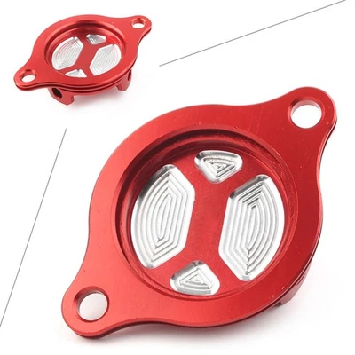 For Honda CRF450X 05-17 06 07 CRF450R 02-08 ATV Red CNC Motorcycle Oil Cap Cover Foto 1 de 4