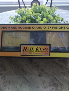 *MTH RAILKING NEW YORK TRANSIT MTA GENERATOR BOX CAR 30-74189 NYC+ FREEBIE🌲🎁 - Picture 1 of 7