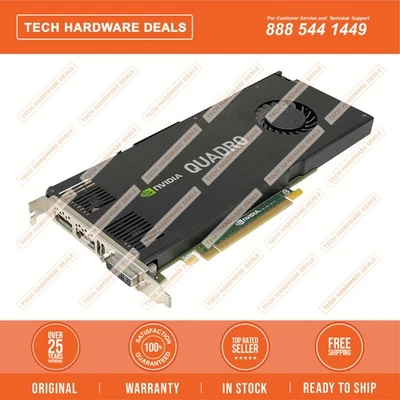 699-52004-0503-410    Nvidia Quadro K4200 Interface PCI-Express 2.0 x16 Video Ca - Image 1 of 4