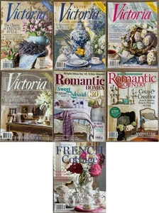 LOT OF  7 Victoria Bliss Magazine Romantic Homes  Country Cottage French Cottage - Picture 1 of 8