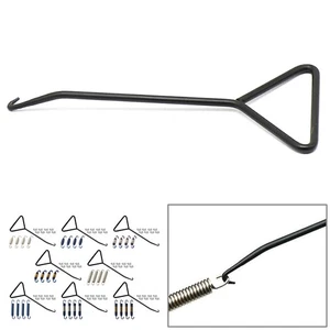 Motorrad-Auspuffrohr-Schalldämpfer-Montagefedern-Haken-Set-Link - Picture 1 of 24