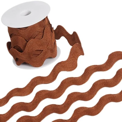 GORGECRAFT Rick Rack Guarnição para Costura 1,34 Polegadas RIC Fita de Corrida Gigante Jumbo RIC - Imagem 1 de 4