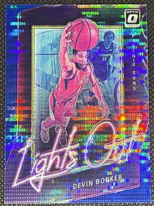 2020-21 Donruss Optic Lights Out Blue Pulsar Devin Booker #5 - Phoenix Suns - Bild 1 von 2