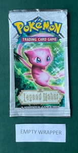 Pokemon TCG Legend Maker Mew Pack EMPTY WRAPPER - Picture 1 of 1