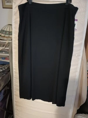 Vince Camuto Rich Black Pull On Skirt  XXL - Image 1 of 4