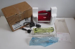 KitchenAid KHM9218Q Empire Red 9 Speed Hand Mixer w/ Accessories - New - Picture 1 of 7