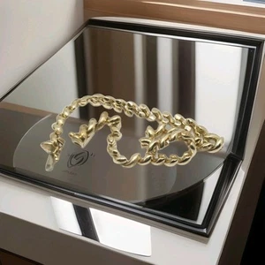Women Solid 14K Yellow Gold SAN MARCO 4.5mm Wide 10 gram 7.25 In+ Italy Bracelet - Picture 1 of 6