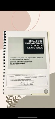LIVRET 2 VAE EJE REFORME 2024 + prépa complète orale +présentation devant jury - Photo 1/2