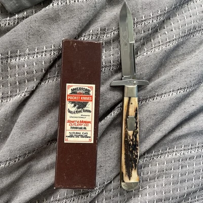 Rare Vintage Schatt & Morgan with Swing Guard  in BOX 031 91l  ATS-34 STEEL - Image 1 of 4