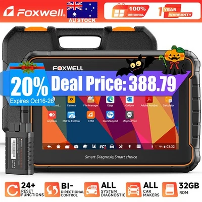 FOXWELL GT60 BT All System Bidirectional OBD2 Scanner Auto Diagnostic Scan Tool - image 1 of 4