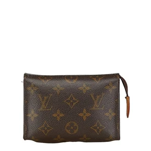 LOUIS VUITTON Monogram Pochette Toilette 15 Clutch bag M47546 Women 【Used】 - Picture 1 of 9
