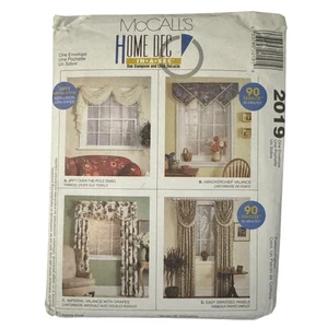 McCall's Home Dec in a Sec Window Treatment Schnittmuster 2019 Neu  - Bild 1 von 2