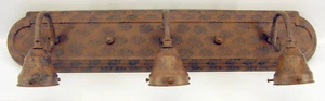 Copper Clayton 6124-3 Vanity Bar Light 3 Bulb - Picture 1 of 4