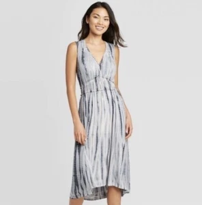 Nuevo con etiquetas Vestido Knox Rose Deep Water Tie Dye Sin Mangas Talla XXL con Defecto - Imagen 1 de 12