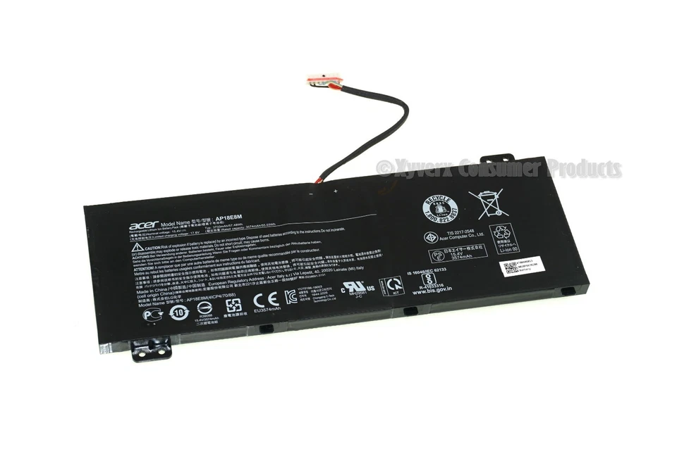 BATERÍA ACER 15.4V NITRO 5 AN517-52-52T3 N20C2(A)(DD111 KT.0040G.013 AP18E8M OEM Foto 1 de 2