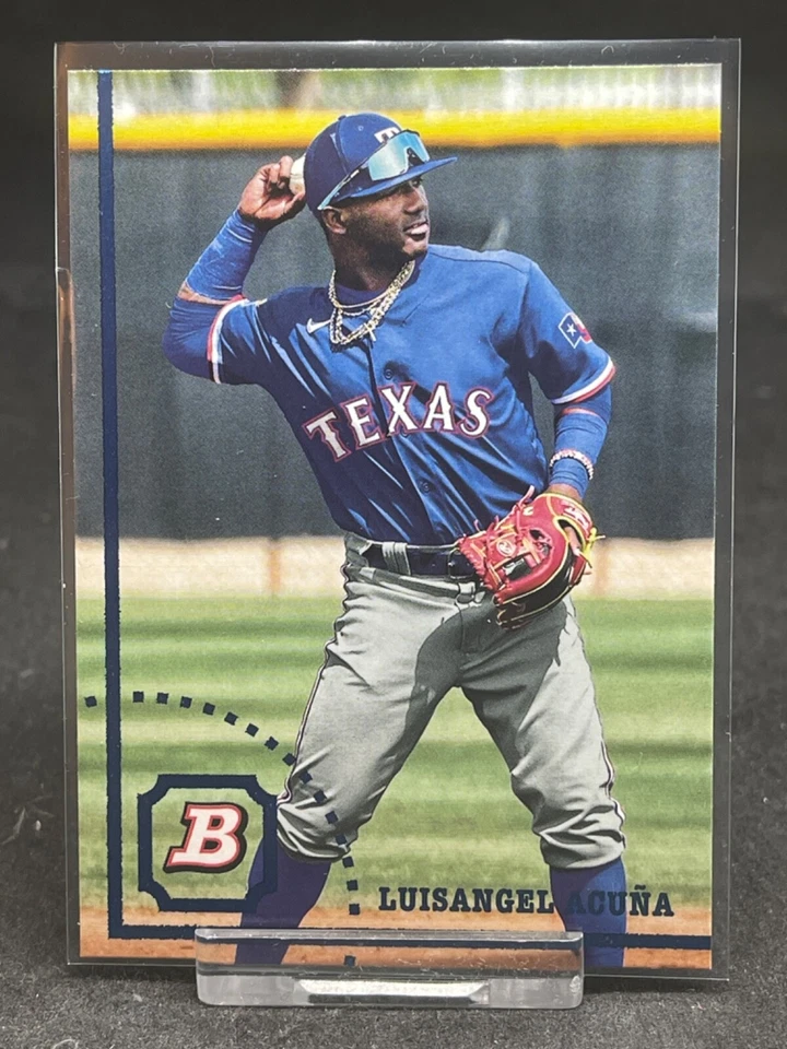 2022 Bowman Heritage Prospects #BHP-10 Luisangel Acuna Texas Rangers/ NY Mets - Image 1 of 1