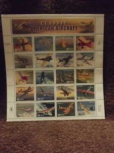 Scott 3142a USPS Classic American Aircraft Sheet of Twenty 32 Cent Stamps MNH   - Picture 1 of 2