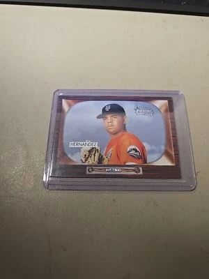 2004 GABY HERNANDEZ BOWMAN HERITAGE FIRST YEAR SHORT PRINT CARD. N.Y. METS. - Image 1 of 2