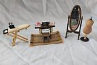 Dollhouse 1:12 Miniature 7 Pc Sewing Room Furniture & Accessories