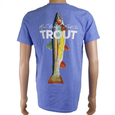 Camiseta Winston Trout Tech - Azul Real - Todas las Tallas - EN OFERTA Foto 1 de 4