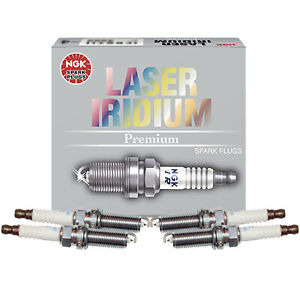 NGK Set of 4 Laser Iridium Spark Plugs 96024 for Subaru Forester WRX 2.0 FA20F
