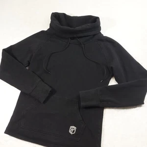 Born Primitive Hoodie Womens Small Black Fleece Full Zip Mock Hood - Bild 1 von 12