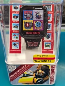 Brand New Accutime Transformers Kids' Smart Watch / Games, Camera, & Much More!! - Picture 1 of 3