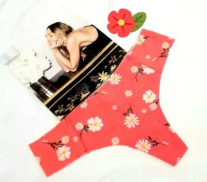 VICTORIA'S SECRET PANTY PINK NO-SHOW SEAMLESS TANGA ORANGE KAMILE Gr. L - Bild 1 von 12