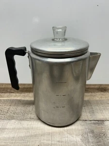 Percolador de café vintage de 8 tazas para cocina o camping - envío rápido - Imagen 1 de 5