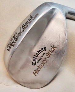 "Bastone Hickory vintage Callaway nucleo in acciaio 2° cuneo 56*/sabbia 70 YDS o meno 36" - Foto 1 di 19