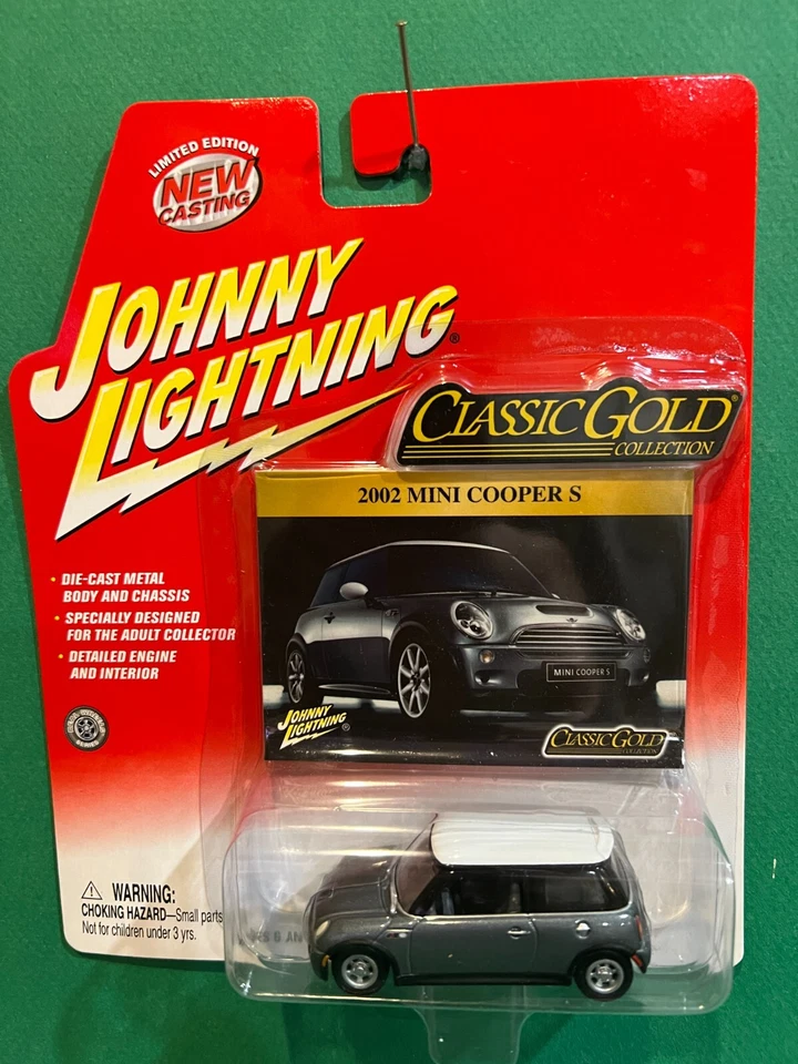Johnny Lightning 2002 Mini Cooper S 1/64 Diecast MOC BX21 - Image 1 of 1