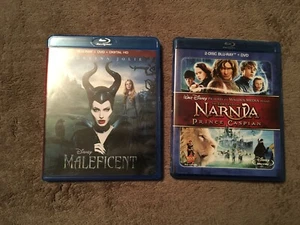 🧙🏼Maleficent and Narnia Prince Caspian Walt Disney two Blu Ray Lot🧙🏼 - Picture 1 of 6