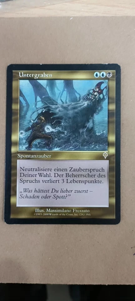 UNDERMINE Invasion MTG Gold Instant RARE GAMEN - Image 1 of 1