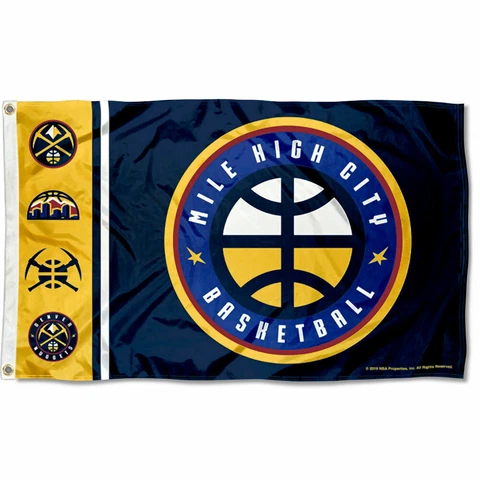 Denver Nuggets Mile High City Flag Cover