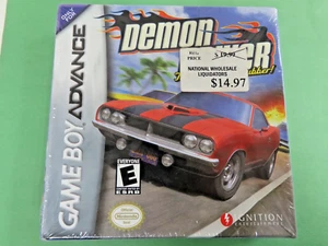 DEMON DRIVER TIME TO BURN RUBBER - NINTENDO GAMEBOY ADVANCE VIDEO GAME SEALED - Picture 1 of 4