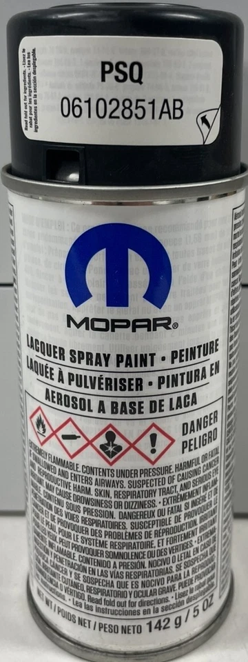 Chrysler Jeep Dodge Mopar ANCHOR GRAY 5 OZ Lacquer Spray Paint - Image 1 of 1