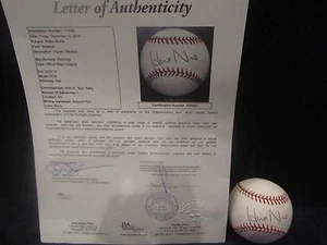 Baseball autografato Hideo Nomo OML (Selig) - JSA L.O.A. - Foto 1 di 12