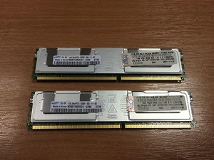 IBM 39M5785 2GB Kit (2x1GB) PC2-5300 667 MHz ECC chipkill DDR2 FBDIMM 39M5784 - Picture 1 of 1