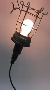 Lámpara original RADEMACHER lámpara de taller lámpara de mano Bauhaus lámpara colgante años 40 J - Imagen 1 de 9