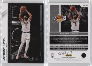 2021-22 Panini Noir Association Edition /99 Anthony Davis #60