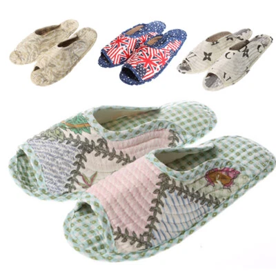 Zapatillas de algodón suave mejores zapatos antideslizantes para casa interior para hombre EE. UU. 7 ~ 10 Foto 1 de 4