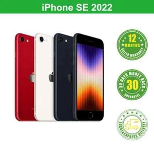 Smartphone Apple iPhone SE3, 3ª Generación 2022 Desbloqueado Negro Blanco Rojo SYDNEY STOCK - Imagen 1 de 7